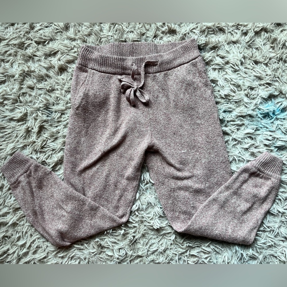 Sugarpop,light pink knitted pajama pants